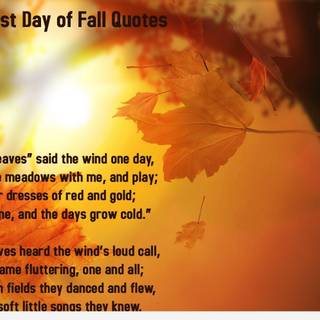 Autumn quotes wallpaper
