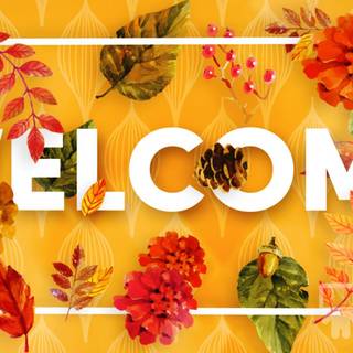 Welcome fall wallpaper