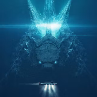 Godzilla neon wallpaper
