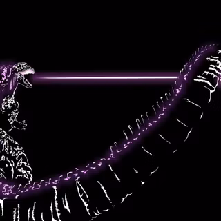 Godzilla neon wallpaper