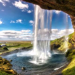 Seljalandsfoss Waterfall Iceland wallpaper