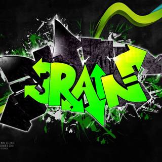 R graffiti wallpaper