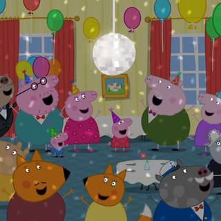 Peppa Pig birthday wallpaper