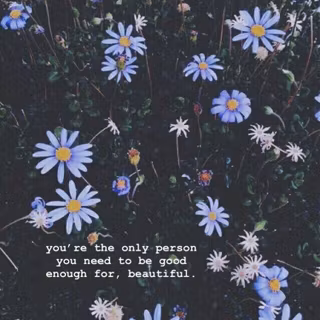 Aesthetic flower quote HD wallpaper