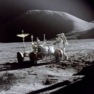 Moon landing wallpaper