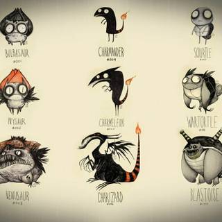 Pokémon characters wallpaper