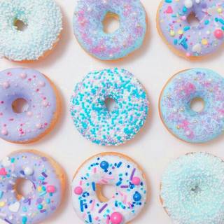 Aesthetics donuts wallpaper