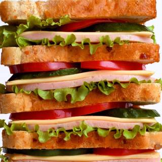 Chicken sandwich wallpaper