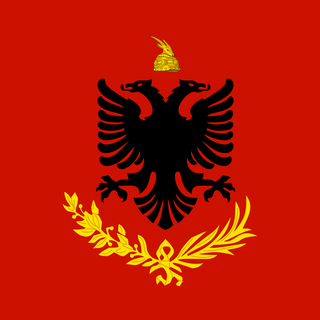 Albania flag wallpaper
