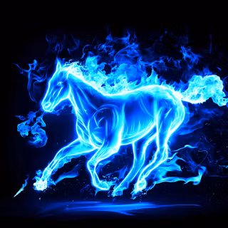 The Fire Stallion wallpaper