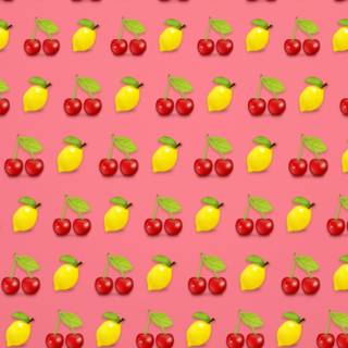 Fruit Emojis wallpaper