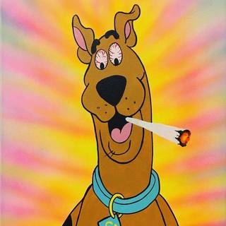 Scooby Doo weed wallpaper