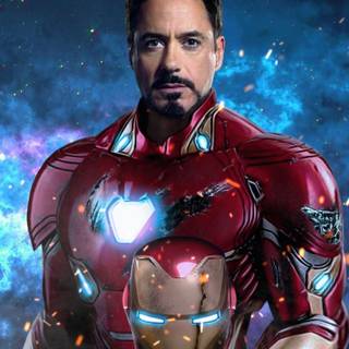 Tony Stark and Iron Man wallpaper