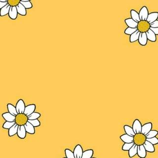 Cartoon flower wallpaper
