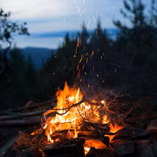 Autumn fire wallpaper