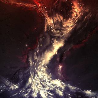 Space liquid abstract HD wallpaper