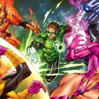 Oath Lantern Green wallpaper