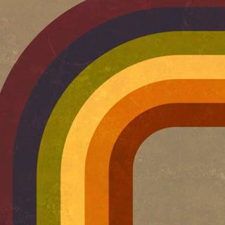 Retro rainbow wallpaper