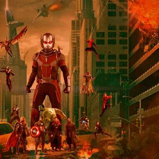 Avengers Infinity War scene wallpaper