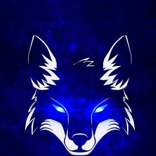 Neon wolves wallpaper