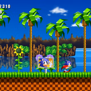 Green Sonic wallpaper