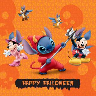 Lilo and Stitch Halloween wallpaper