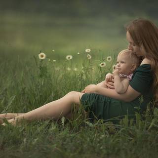 Mama and baby wallpaper