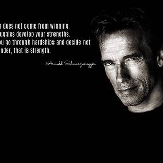 Arnold motivation wallpaper