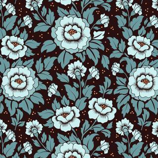 Zinnia retro wallpaper