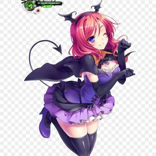 Aesthetic Halloween anime girl wallpaper