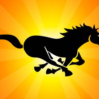 Horse logo wallpaper