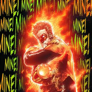 Orange Lantern Power Battery wallpaper