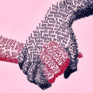 Women hand wallpaper