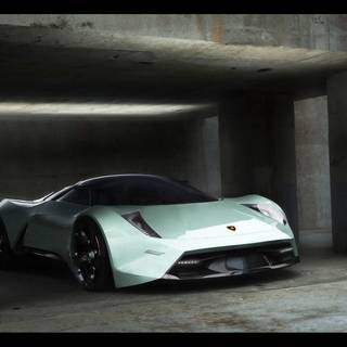 Car garage wallpaper