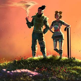 Shikamaru and Temari wallpaper