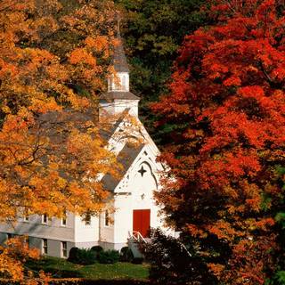 Vermont autumn wallpaper