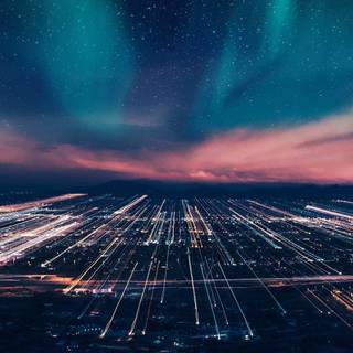 Polar lights wallpaper