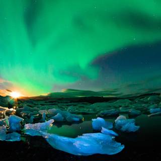 Polar lights wallpaper