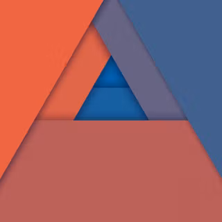Orange blue wallpaper