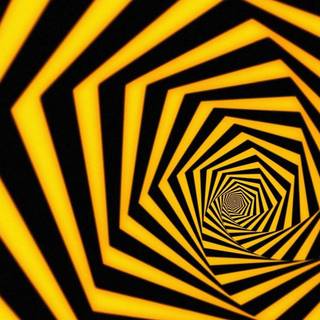 Yellow and black HD abstract wallpaper