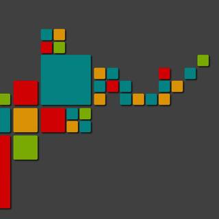 Shapes square colors HD wallpaper