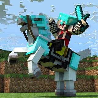 Minecraft people wallpaper