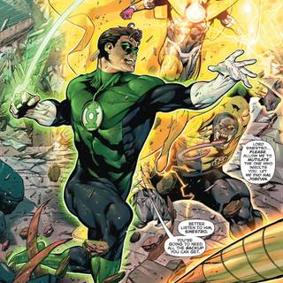 Hal Jordan vs Sinestro wallpaper