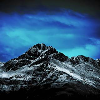 Dark mountains wallpaper