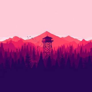 Vector landscape wallpaper