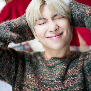 RM BTS Christmas wallpaper