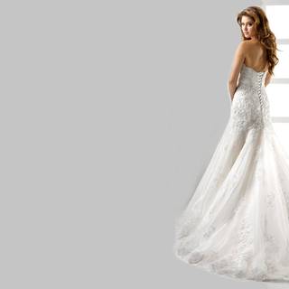 Wedding dress women wallpaper
