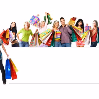 Online shopping wallpaper