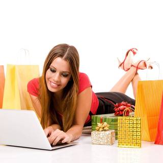 Online shopping wallpaper
