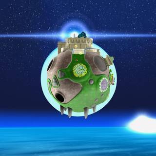 Mario Galaxy desktop HD wallpaper